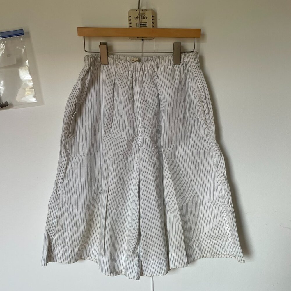 Sofie D'hoore white shorts with blue stripes, size XS-M